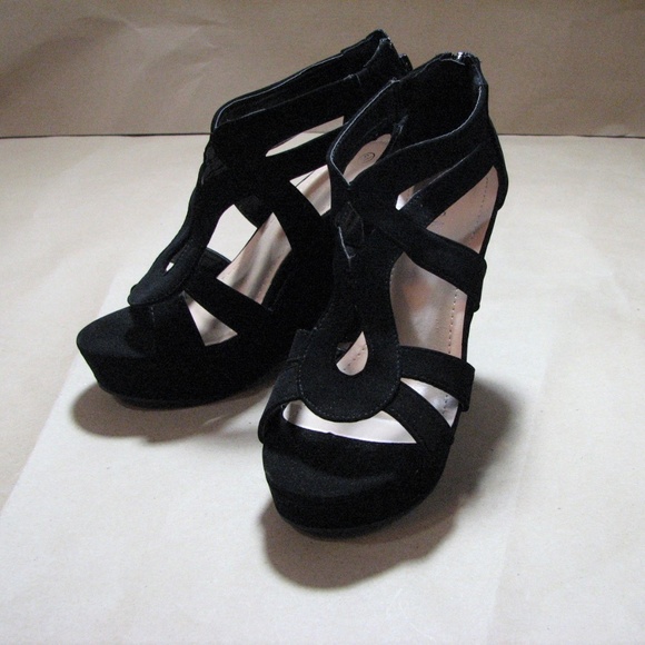 TOP Moda Shoes - TOP Moda Lindy Wedges Black 5 1/2 Women